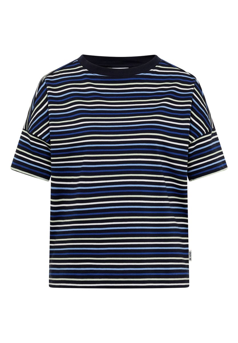 T-Shirt mit Multicolor Streifen