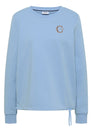 Sweatshirt mit Rundhals und Tunnelzug
