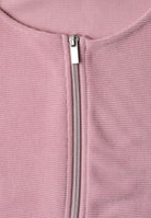 Jacke mit Rundhals in Cord-Optik