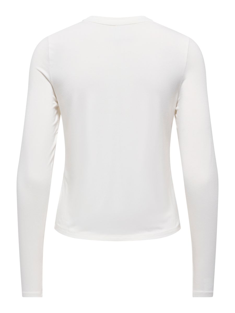 ONLBAMBOO L/S O-NECK TOP JRS