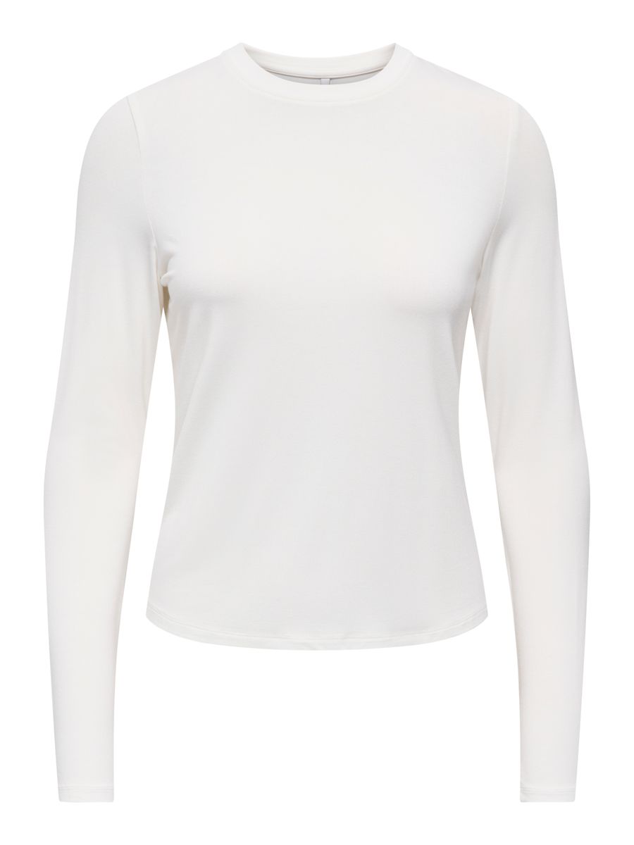 ONLBAMBOO L/S O-NECK TOP JRS