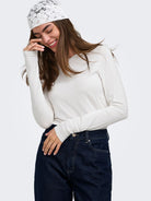 ONLBAMBOO L/S O-NECK TOP JRS