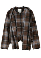 Woolen Check Jacket