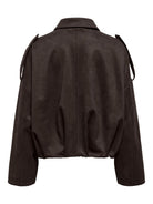 ONLMOON-STINA FAUX SUEDE BOMBER PNT NOOS