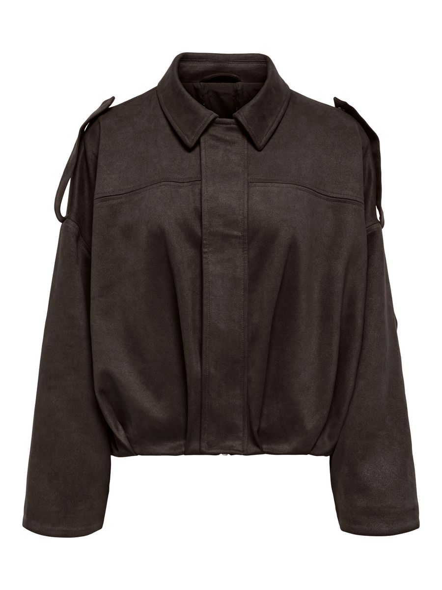 ONLMOON-STINA FAUX SUEDE BOMBER PNT NOOS