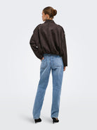 ONLMOON-STINA FAUX SUEDE BOMBER PNT NOOS