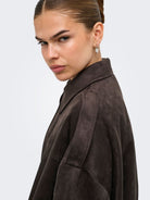 ONLMOON-STINA FAUX SUEDE BOMBER PNT NOOS