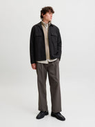 JJEWILLIAM SWEAT OVERSHIRT LS NOOS