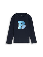 Langarmshirt mit interaktivem Print