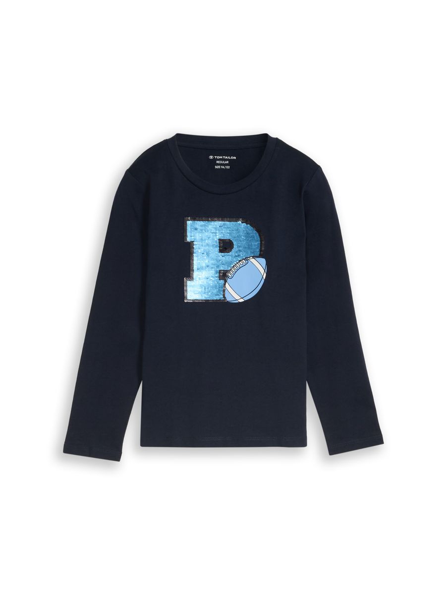 Langarmshirt mit interaktivem Print