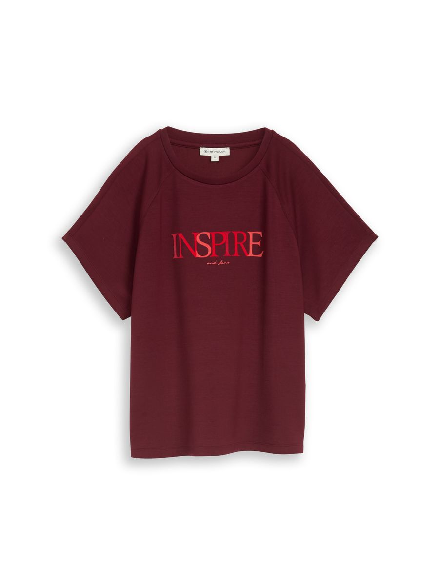 Scuba T-Shirt mit Schriftzug