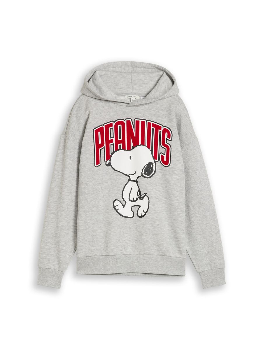 Oversize Hoodie Sweatshirt mit Snoopy-Print