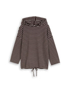 Hoodie Langarmshirt mit Kordelzug