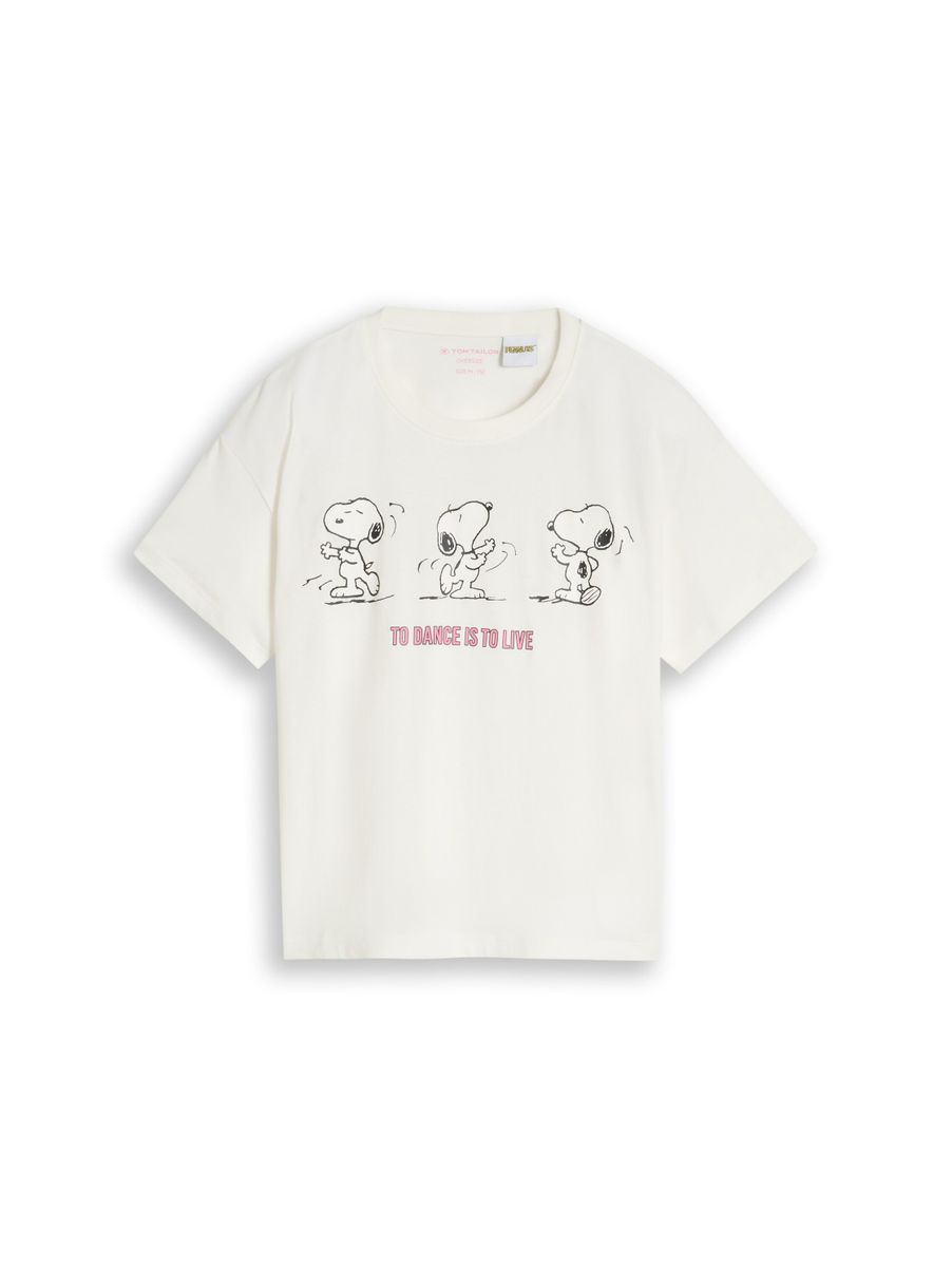 Oversize T-Shirt mit Snoopy-Print