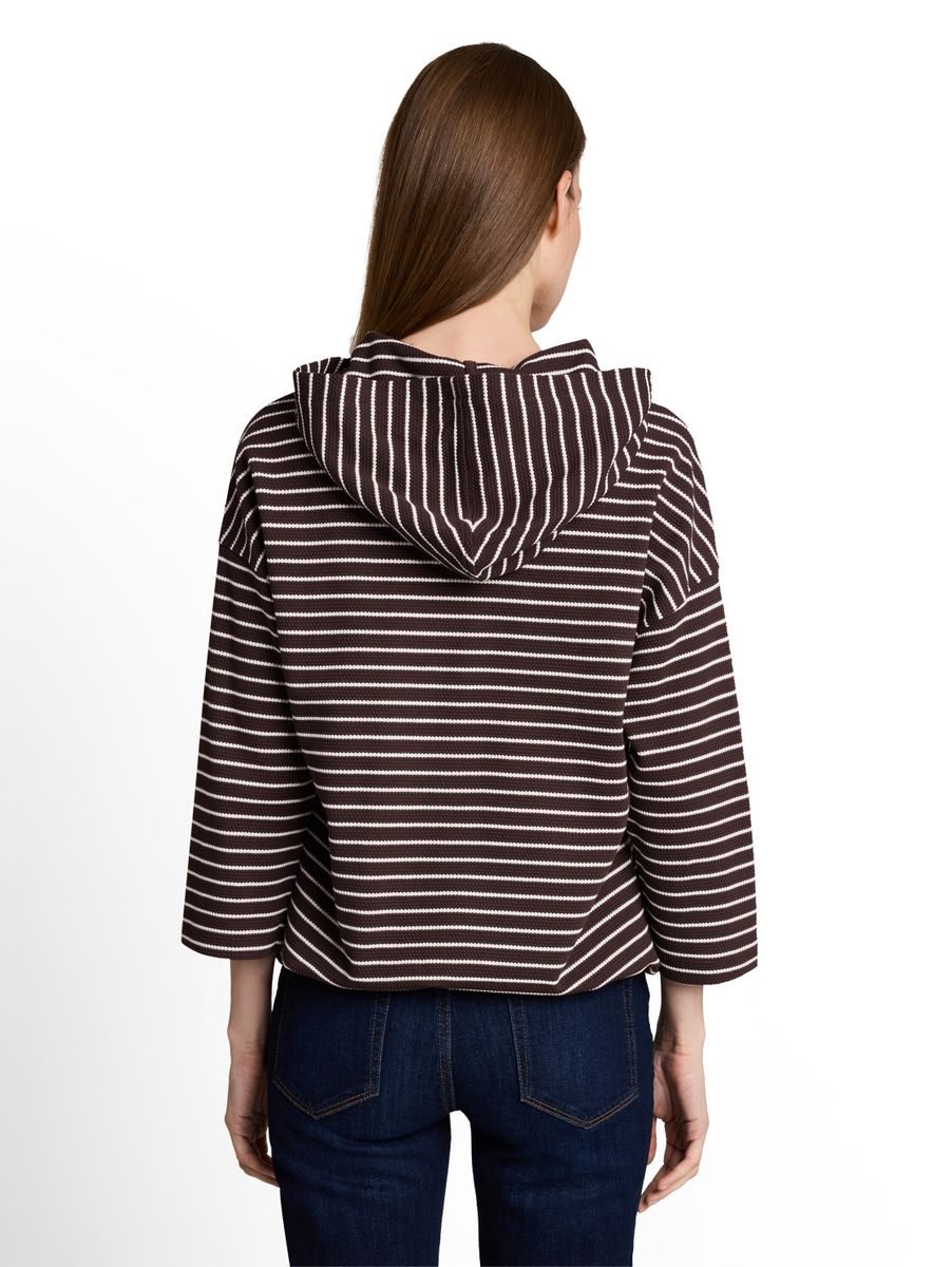 Hoodie Langarmshirt mit Kordelzug
