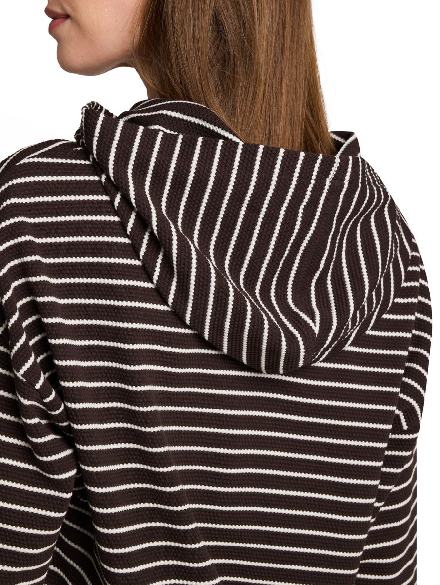 Hoodie Langarmshirt mit Kordelzug