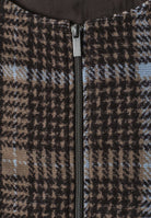 Jacke mit Rundhals und Cord-Struktur