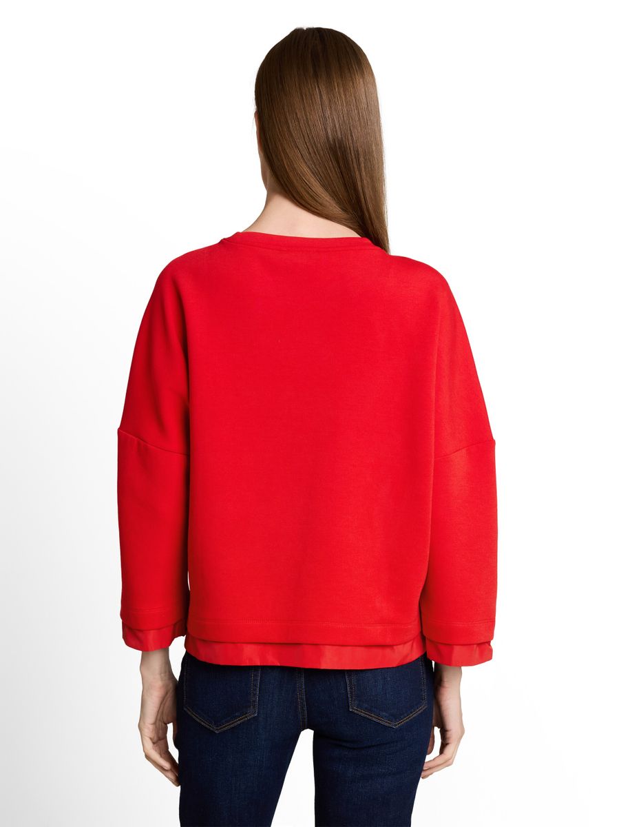Loose Fit Sweatshirt mit 7/8-Arm