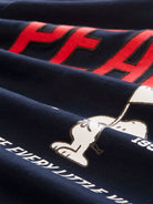 Langarm Poloshirt mit Snoopy-Rückenprint