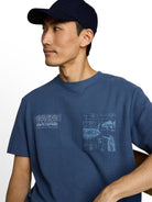 T-Shirt mit Waffelstruktur