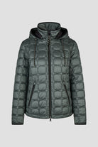 Sandwich-Steppjacke mit Kapuze
