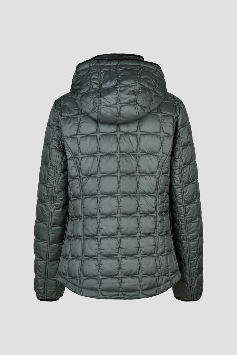 Sandwich-Steppjacke mit Kapuze