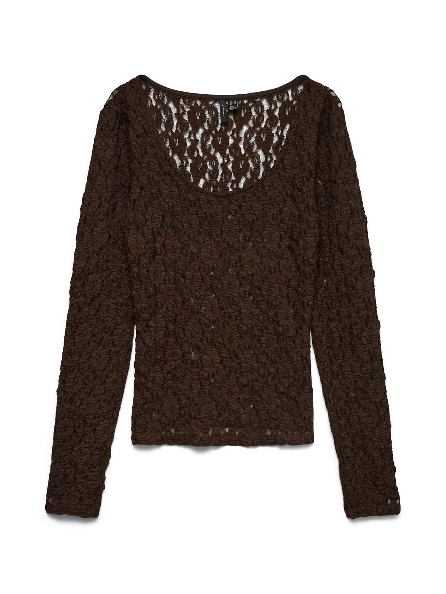 VMFLORA LS 2-WAY LACE TOP JRS NOOS