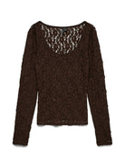 VMFLORA LS 2-WAY LACE TOP JRS NOOS