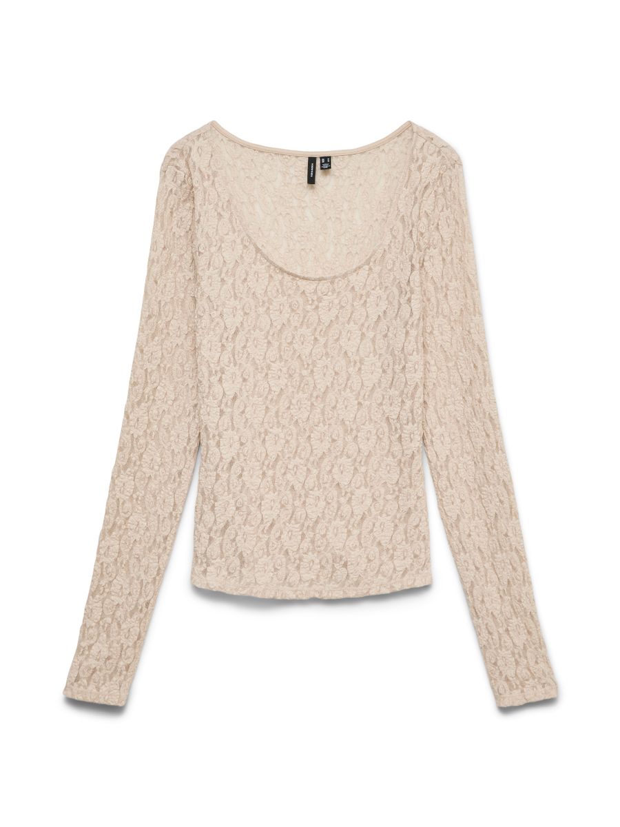 VMFLORA LS 2-WAY LACE TOP JRS NOOS