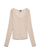 VMFLORA LS 2-WAY LACE TOP JRS NOOS
