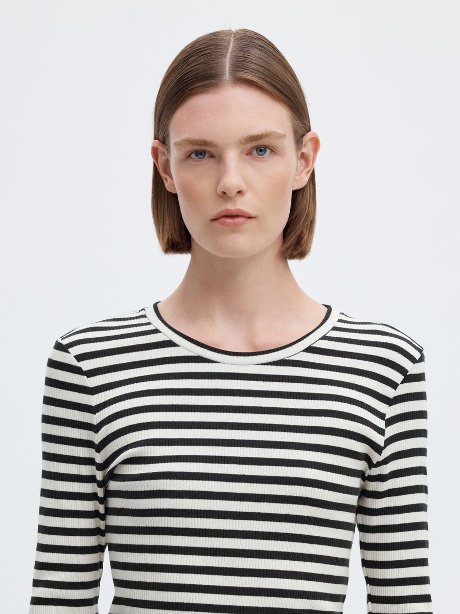 SLWANNA LS CREW NECK TEE STR NOOS
