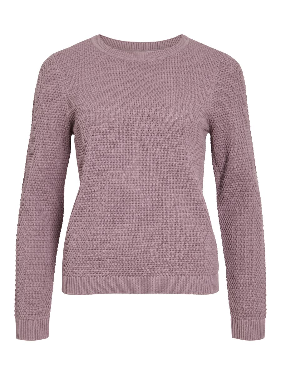 VIDALO O-NECK L/S KNIT TOP- NOOS