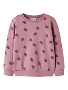 NMFDAVINA LS SWEAT FLEECE BRU NOOS