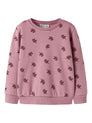 NMFDAVINA LS SWEAT FLEECE BRU NOOS