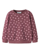 NMFDAVINA LS SWEAT FLEECE BRU NOOS