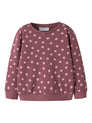 NMFDAVINA LS SWEAT FLEECE BRU NOOS