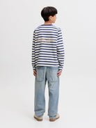 JORNORREBRO STRIPE TEE LS CREW NECK JNR