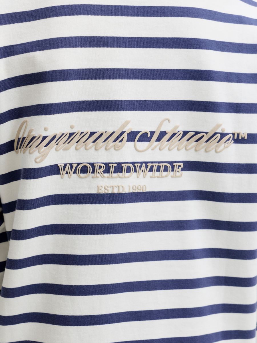 JORNORREBRO STRIPE TEE LS CREW NECK JNR