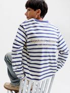 JORNORREBRO STRIPE TEE LS CREW NECK JNR