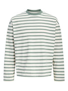JORNORREBRO STRIPE TEE LS CREW NECK JNR