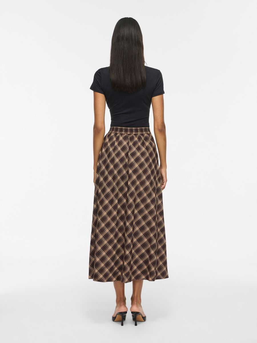 VILENE CHECK ANKLE SKIRT/SPI
