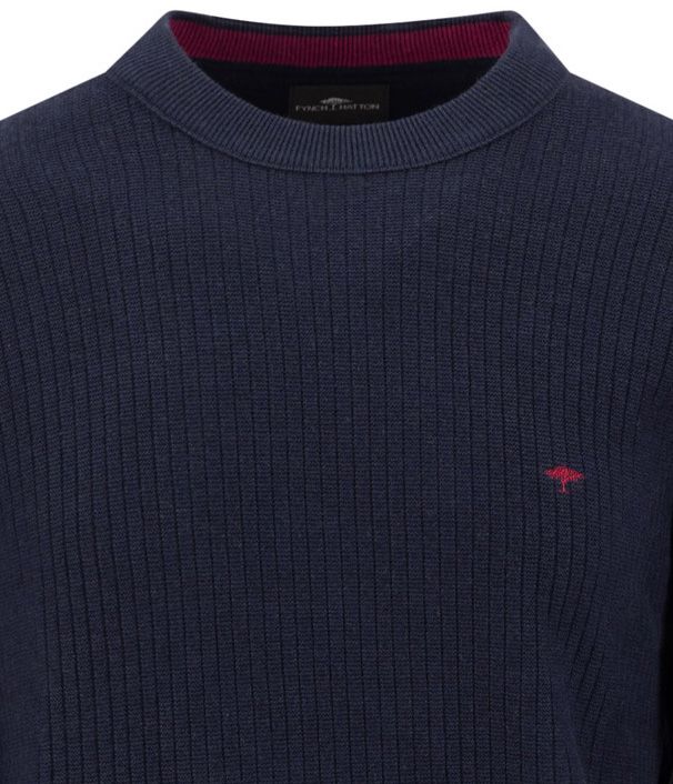 O-Neck, ribbed