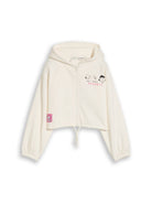 Oversize Hoodie Sweatjacke mit Peanuts-Print