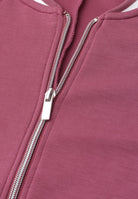 Langarm Jacke im Silk-Look mit Zipper