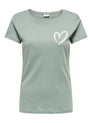 JDYPARIS S/S PRINT TOP JRS