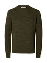 SLMDANE LS KNIT REG STRUC CREW NECK NOOS