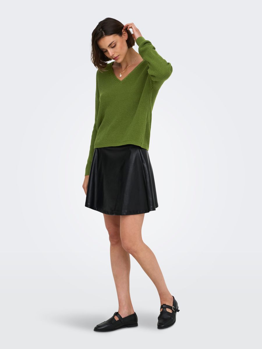 JDYEVIE L/S V-NECK PULLOVER KNT