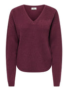 JDYEVIE L/S V-NECK PULLOVER KNT