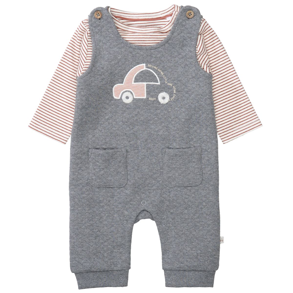 Kn.-Latzhose+Shirt