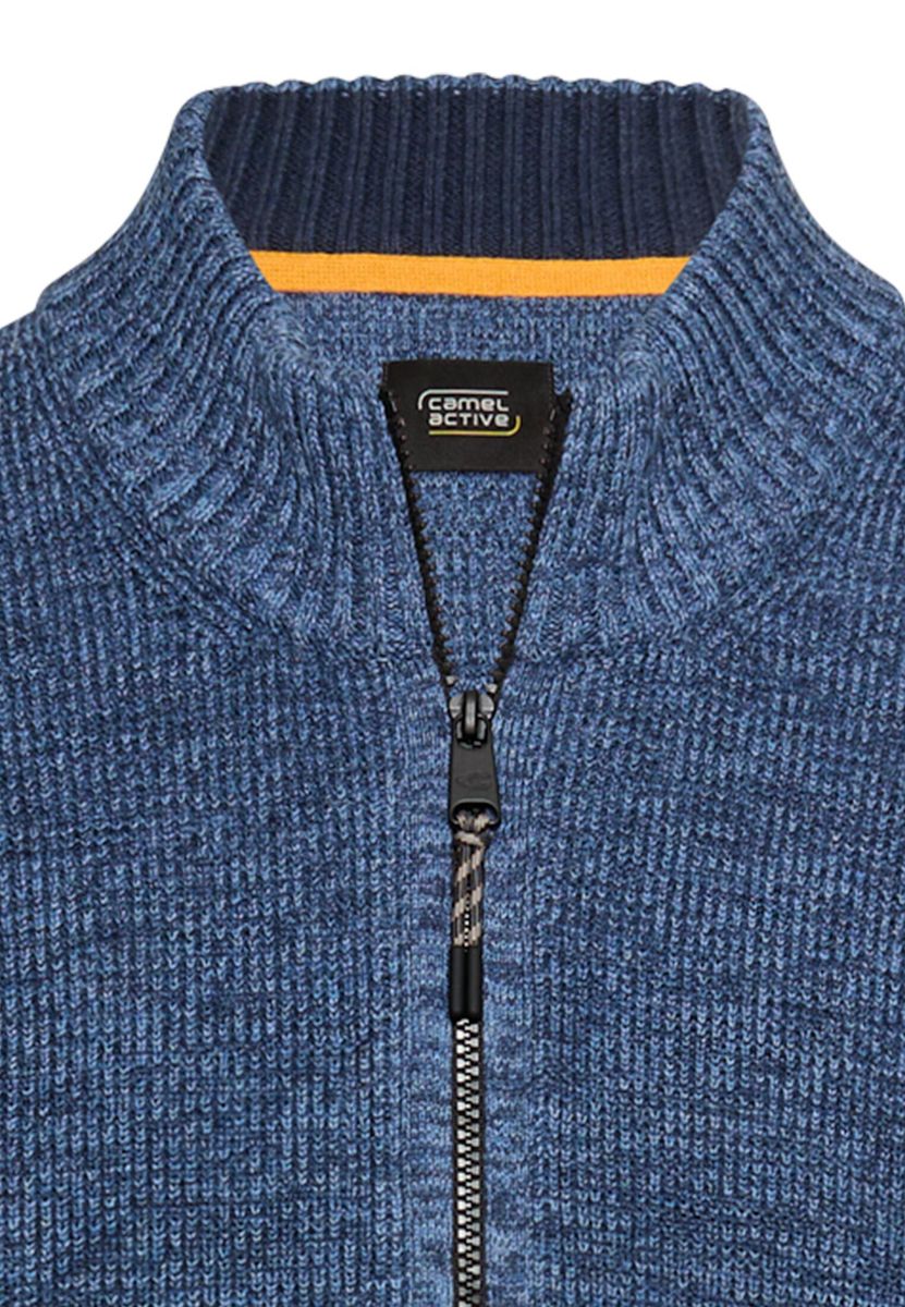 Kernige Strickjacke aus Baumwollgemisch